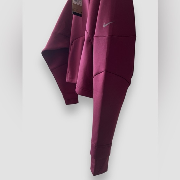 Nike Dri-FIT Prima Women's 1/2-Zip Training Top Size Medium Plum Pullover NWT - Picture 4 of 13